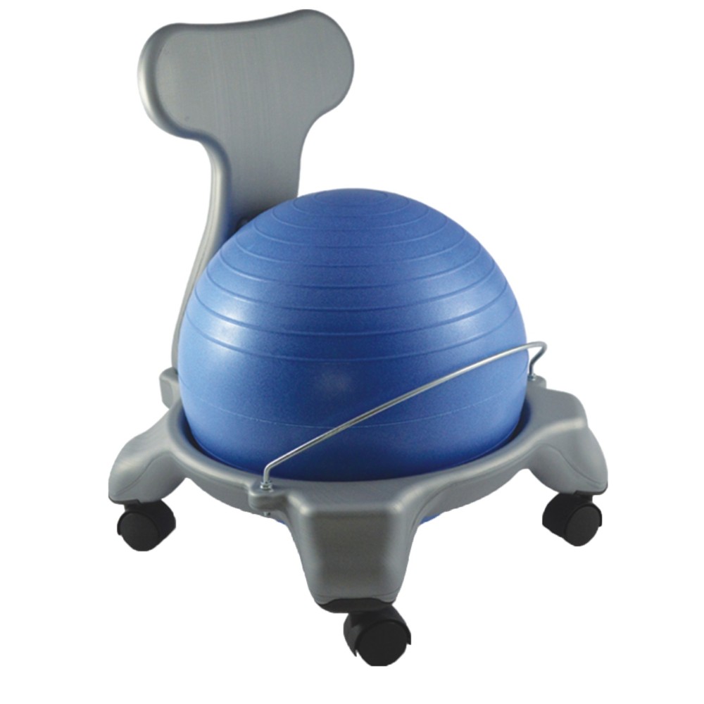 Chaise de Posture avec Ballon D'équilibre pour Le Yoga et Soutien Du Dos,  Chaise D'exercice de Thérapie Physique pour Enseignant, Étudiant,  Maternité, pour Soulager Les Maux de Dos : : Sports et